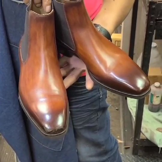 Brown leather Chelsea boots from Creative Shoe Repair’s original gallery